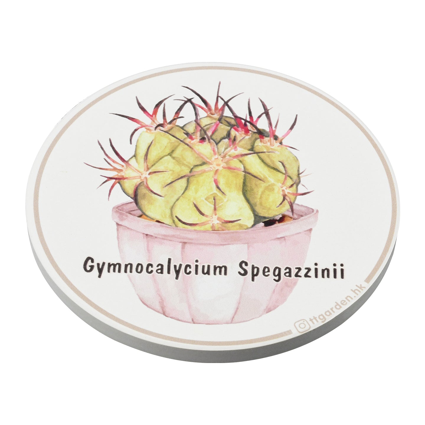 陶瓷吸水杯墊 - 猫爪天平丸