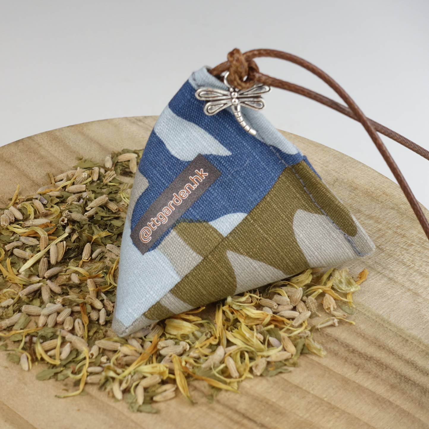 艾草香包 - 迷彩藍色 蜻蜓款
