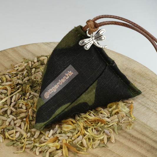 艾草香包 - 迷彩深綠 蜻蜓款