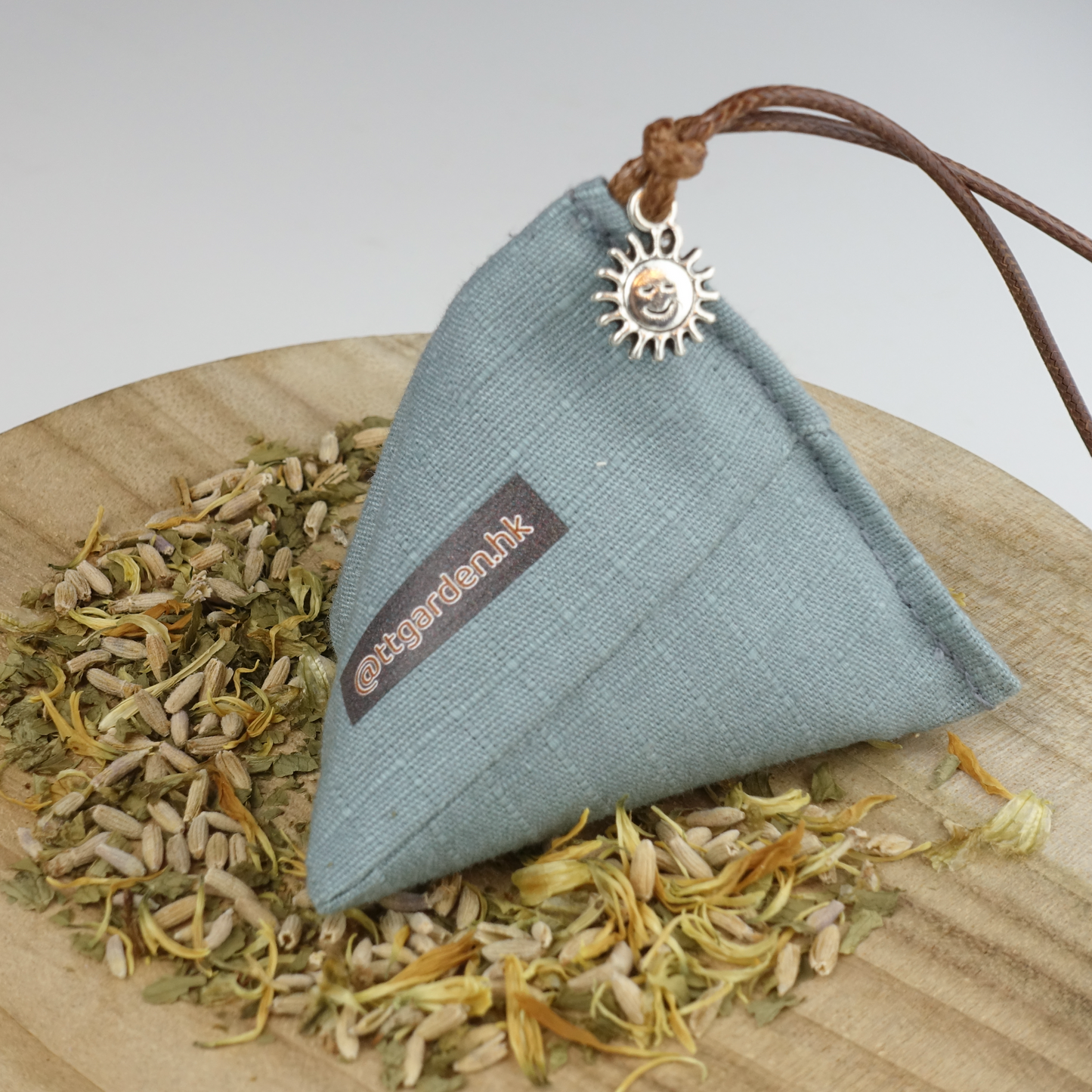 驅蚊香包 - 純粉藍 太陽款