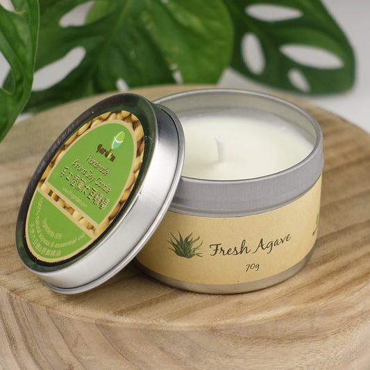 天然手工香薰大豆蠟燭 - Fresh Agave 70g