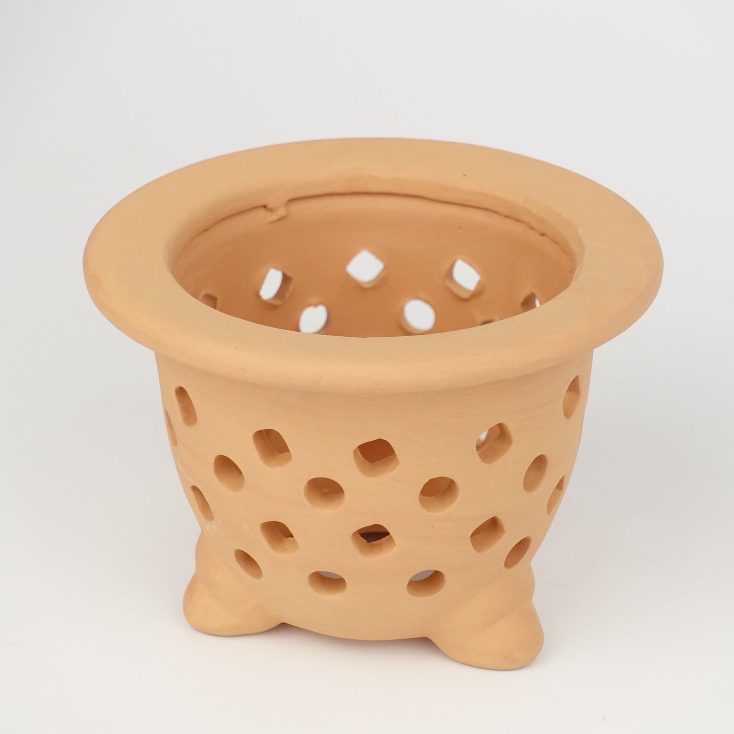 特色陶土盆 — 鏤空蘭花盆