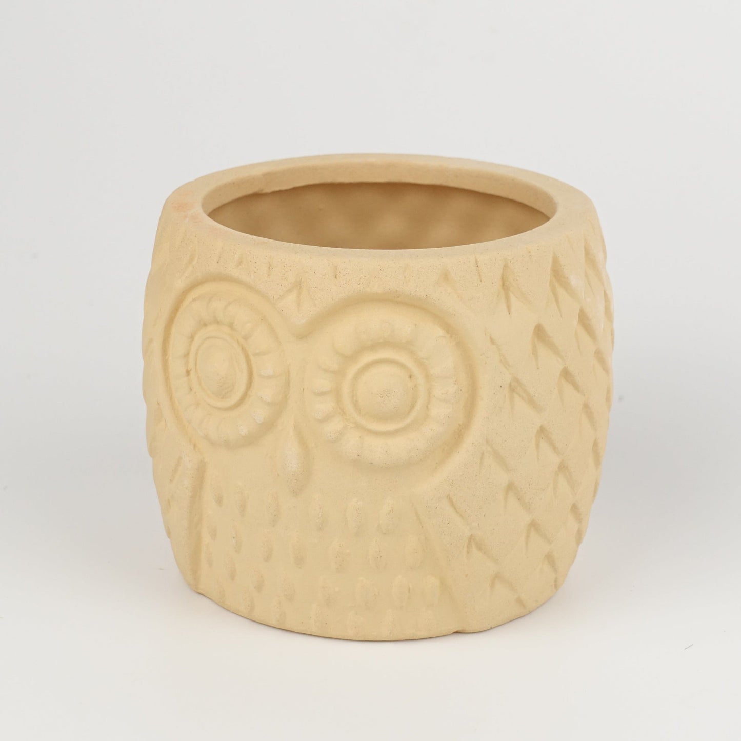 特色陶土盆 — 手工浮雕盆