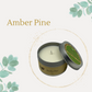 天然手工香薰大豆蠟燭 - Amber Pine 70g